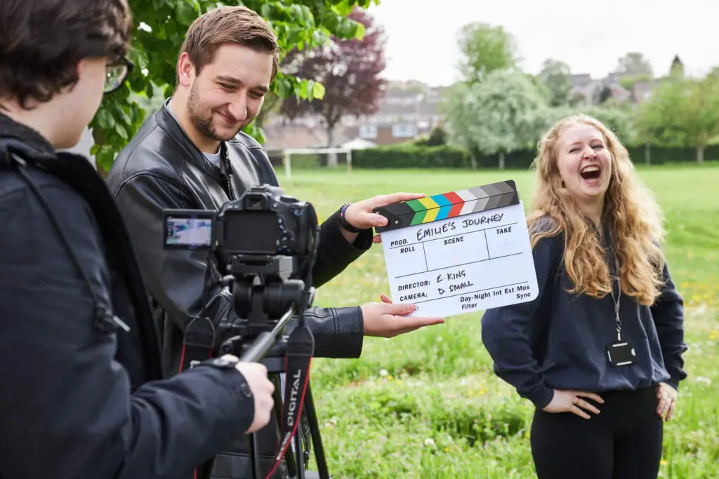 film and media production students