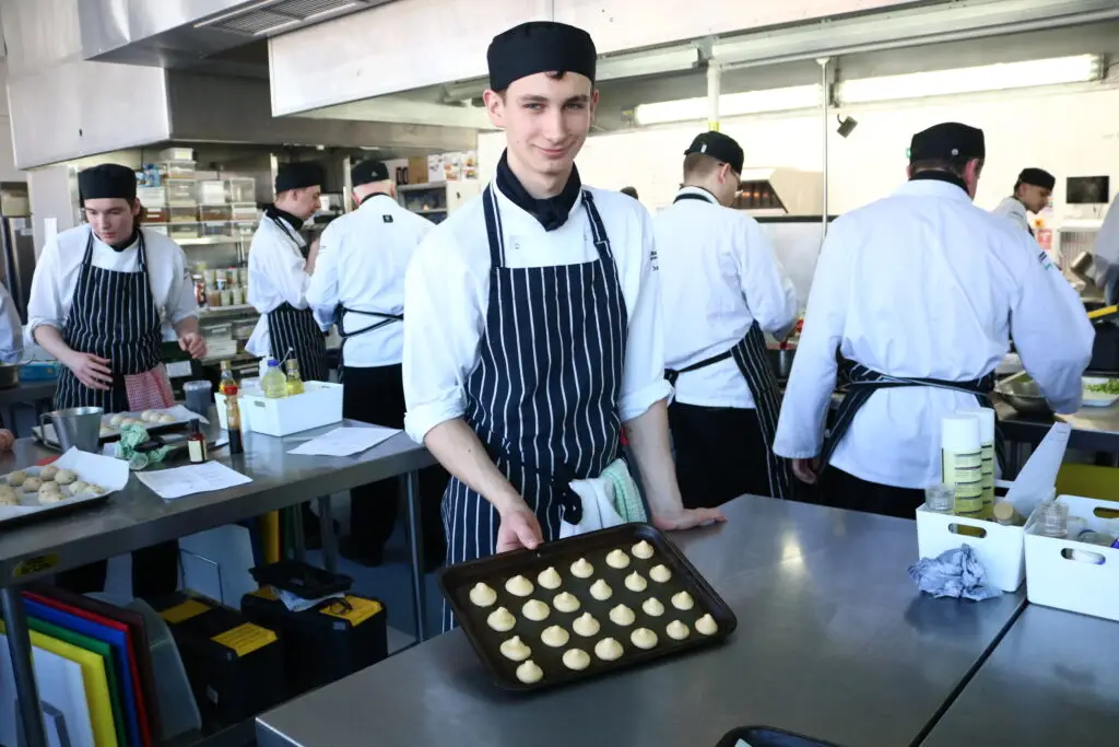 Catering student