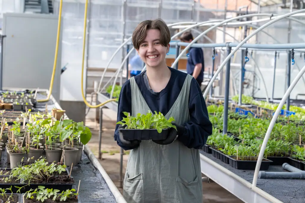 Horticulture student