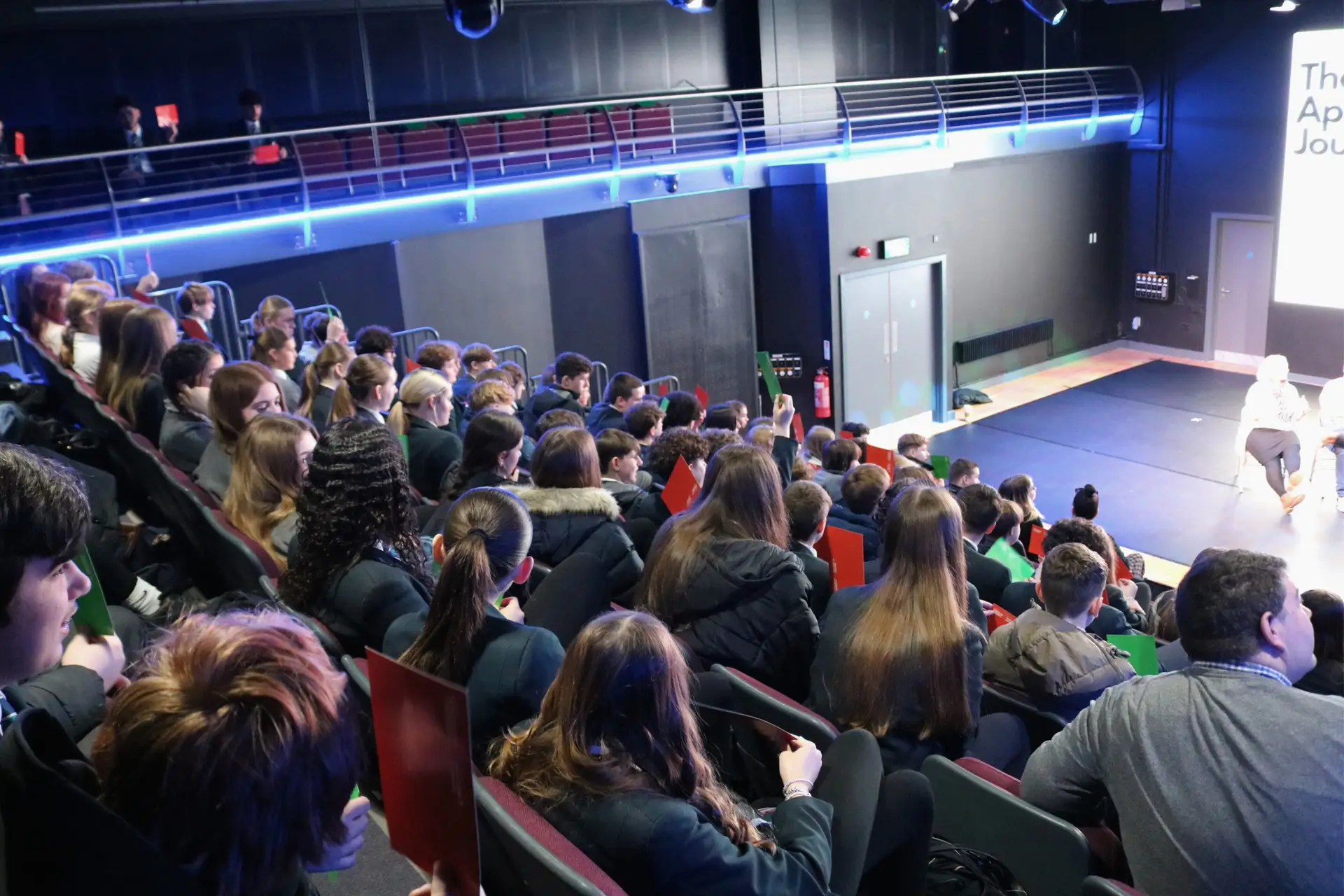 Audience in lecture theatre