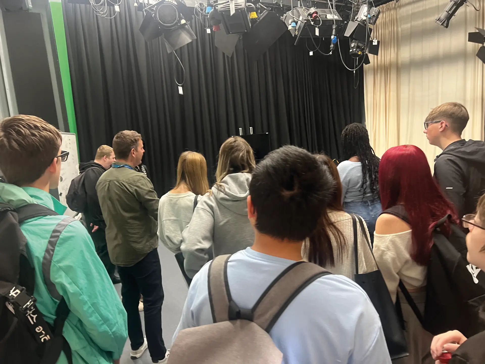 School visit to college