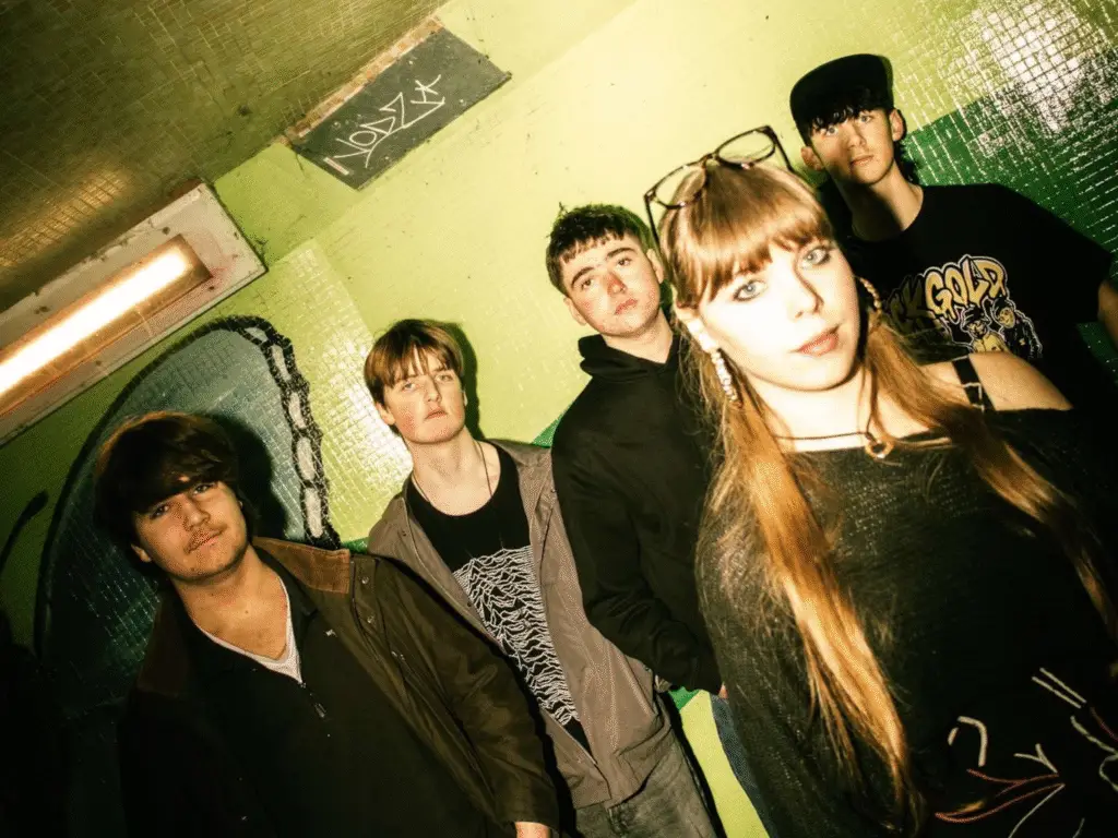 Group of music students facing the camera