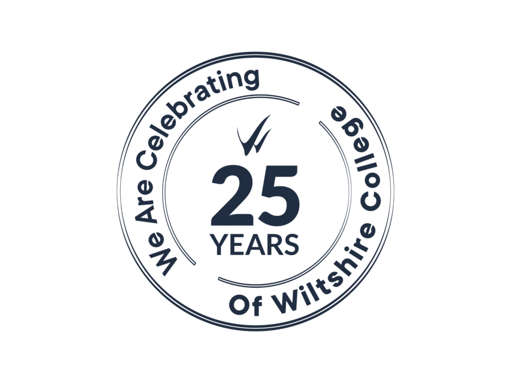 Wiltshire College 25th anniversary logo