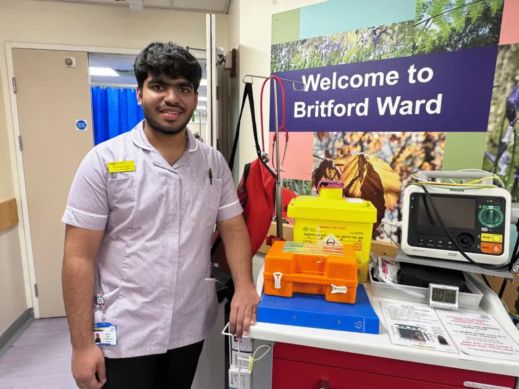 Student has enjoyed working alongside experienced staff at the hospital