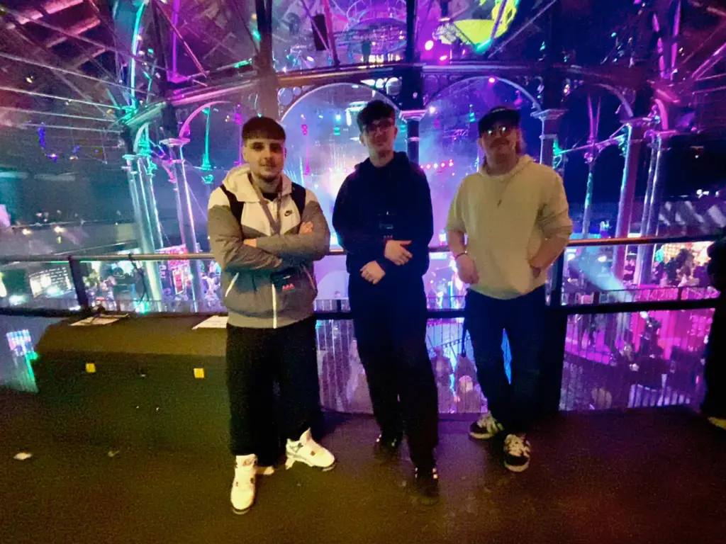Students who are all in the second year of a UAL Extended Diploma in Music Performance and Production, at the Production Futures event at The Roundhouse in London