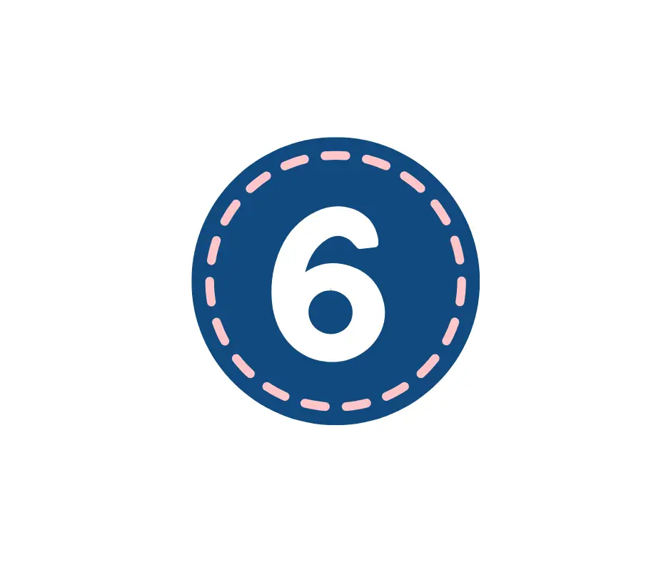 Number 6 icon