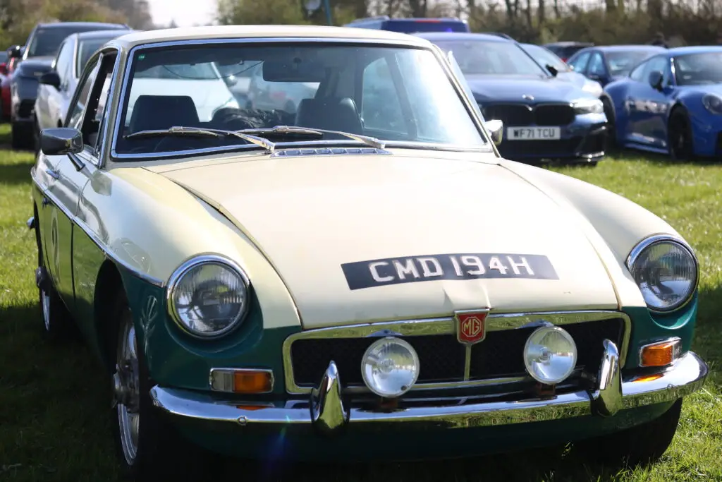 A vintage car