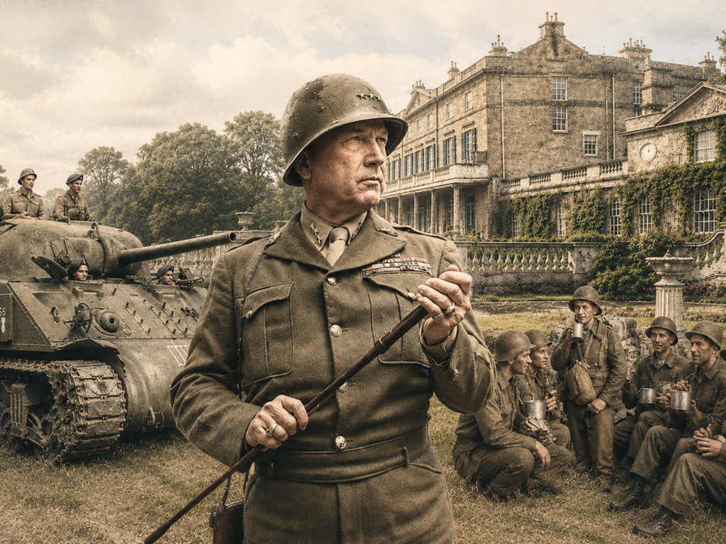 General George Patton and the 10th US Army made Lackham House their home prior to D-Day