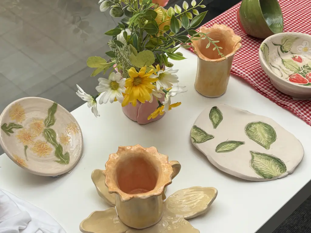 Close up of ceramics 