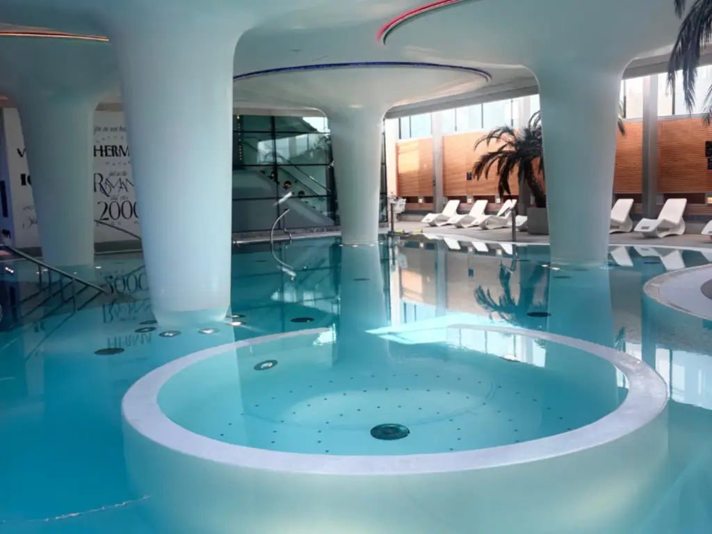 A pool area at Therma Bath Spa 
