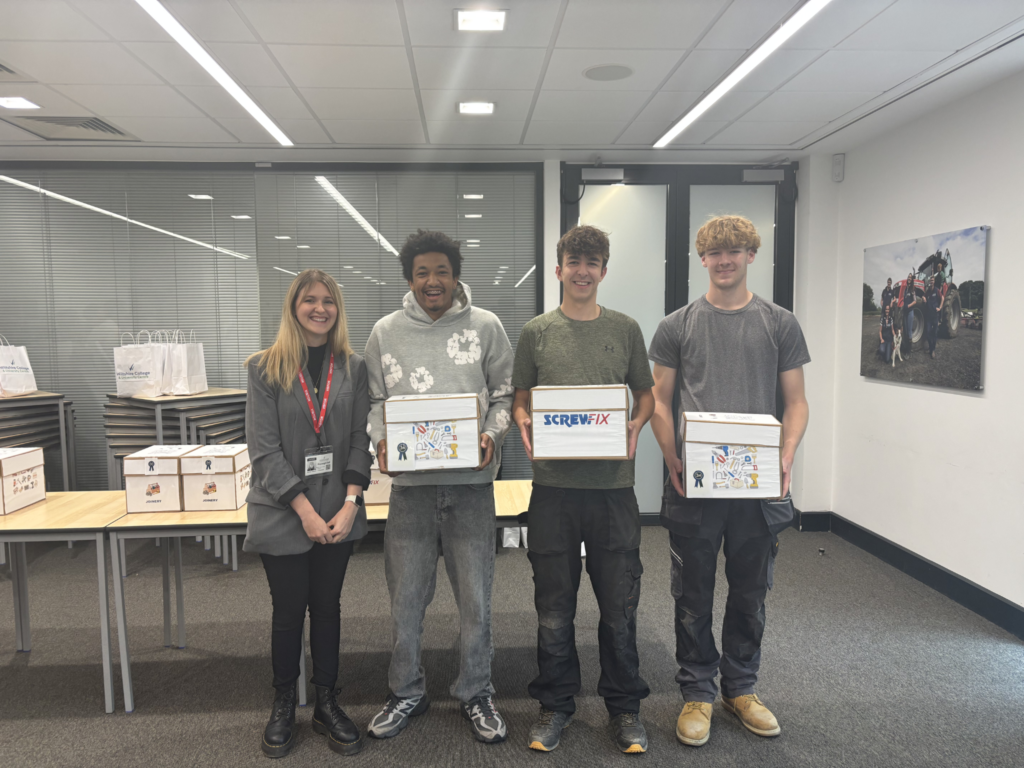 3rd place winners of the College's Constructions Skills Competition