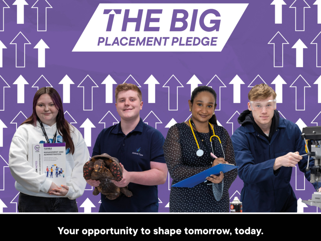 Wiltshire College & University Centre bring back The Big Placement Pledge, encouraging employers to open doors to T Level students for their industry placements.