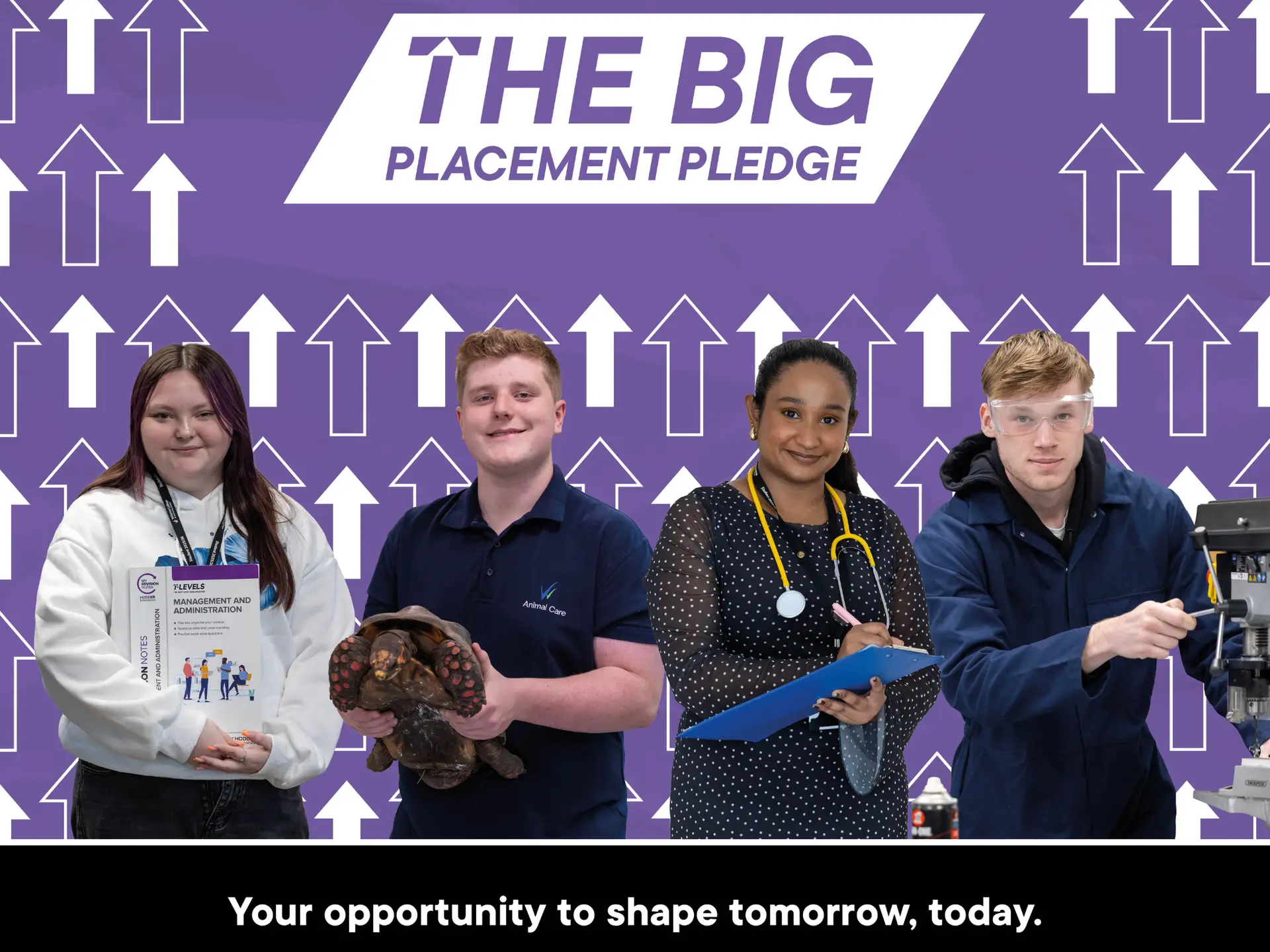 Wiltshire College & University Centre bring back The Big Placement Pledge, encouraging employers to open doors to T Level students for their industry placements.