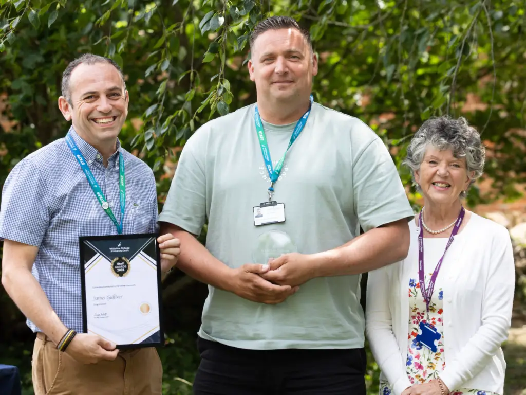 Staff member at Wiltshire College wins an award