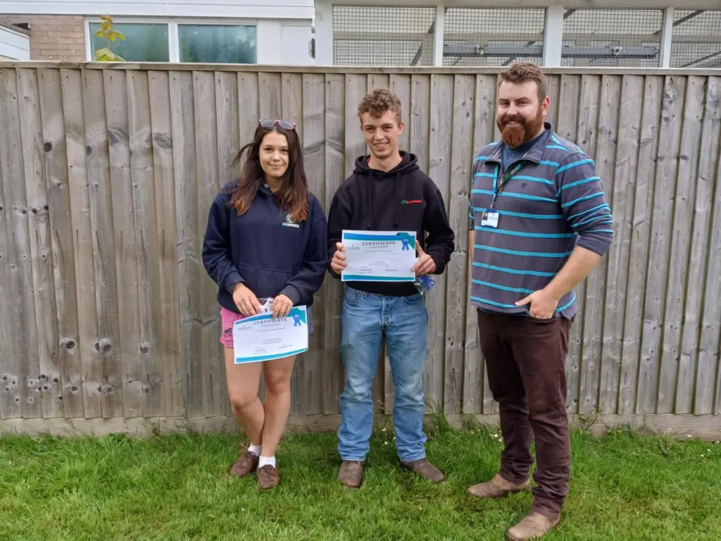 Wiltshire College & University Centre Land based students celebrate at the end of year awards. 