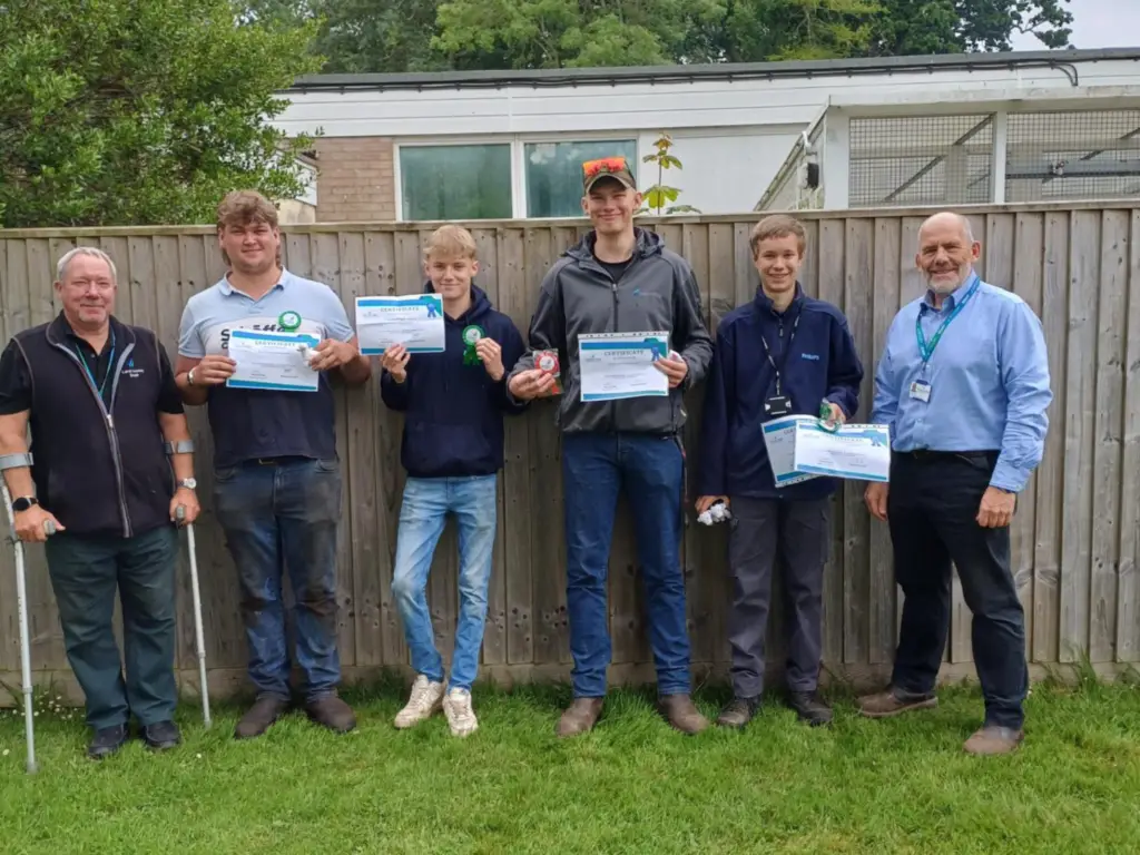 Students and teachers celebrate the success across the year in land based studies at Wiltshire College 