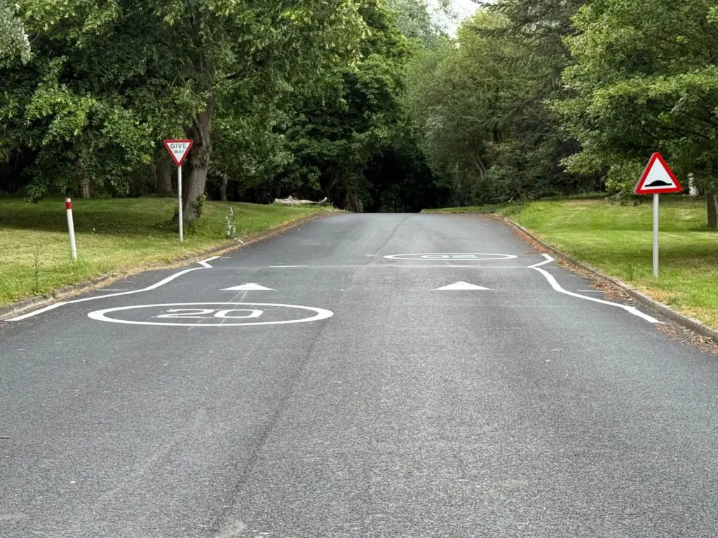 Road improvements completed at Wiltshire College & University Centre's Lackham campus.