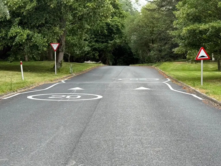 Road improvements completed at Wiltshire College & University Centre's Lackham campus.