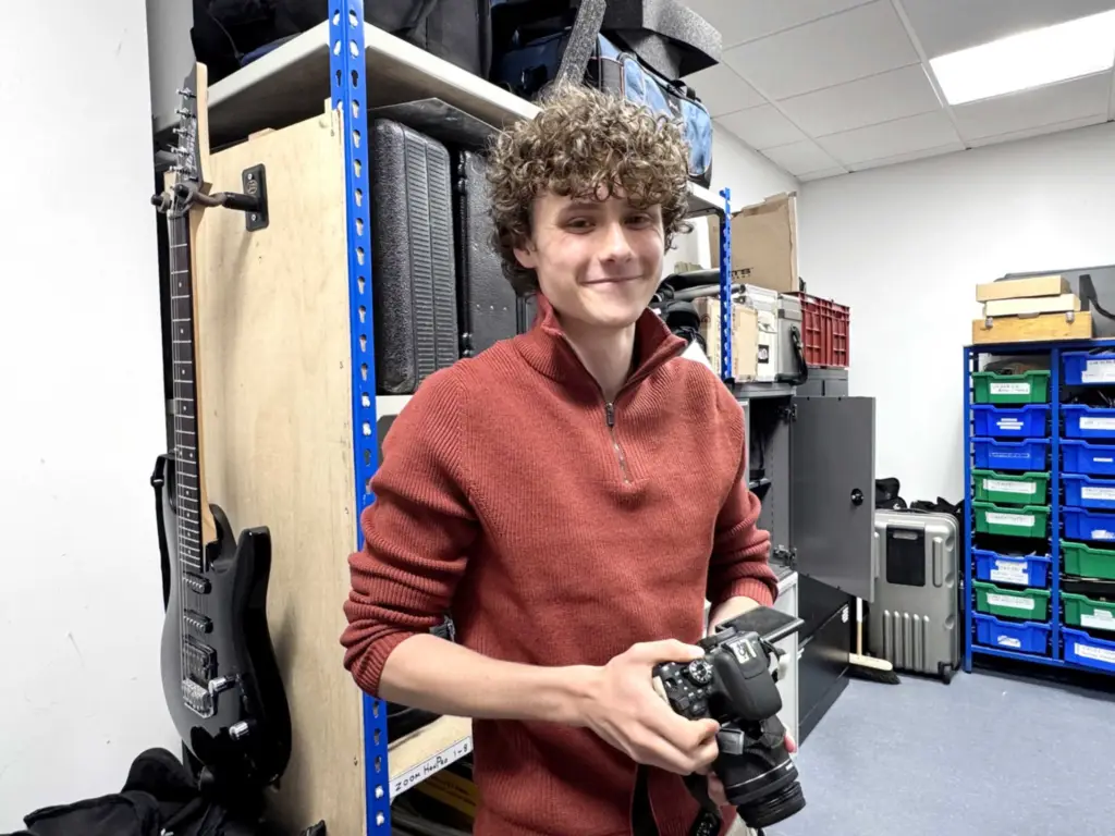 Film student at Wiltshire College & University Centre