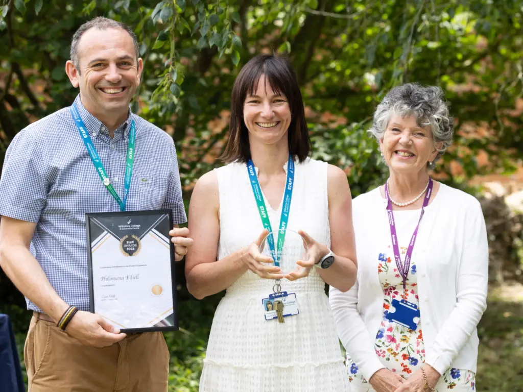 Staff member wins award at Wiltshire College annual event