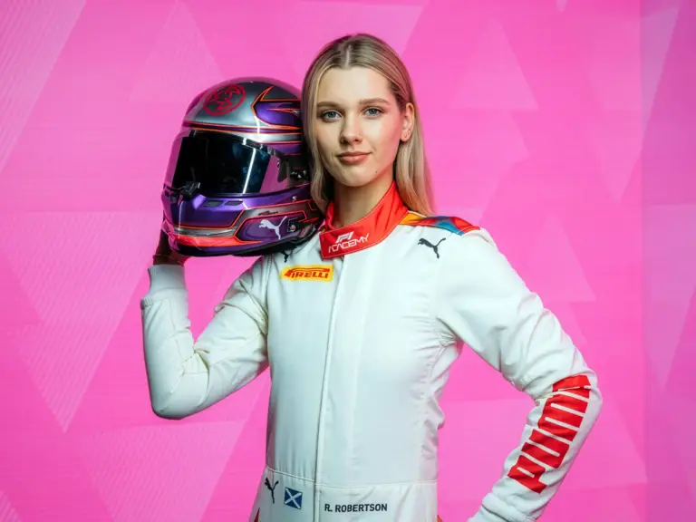 Rachel Robertson, a student at Wiltshire College & University Centre studied Motorsport Engineering while competing in the F1 Academy.