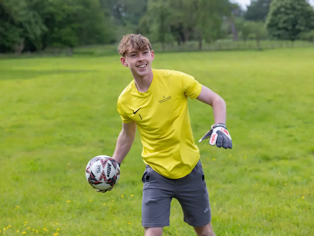 Sports student at Wiltshire College & University Centre