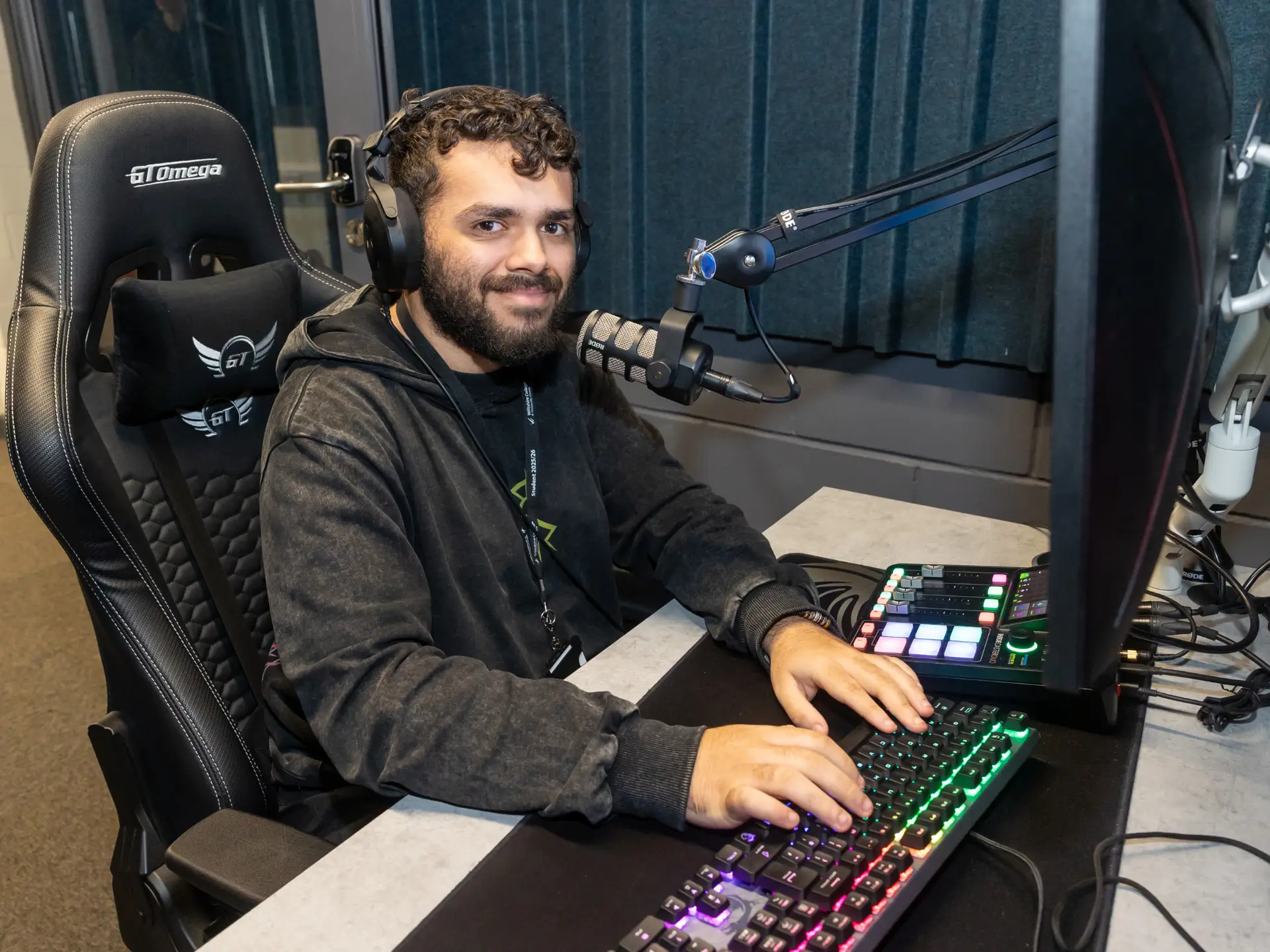 Wiltshire College & University Centre student studying Esports at Tech Trowbridge