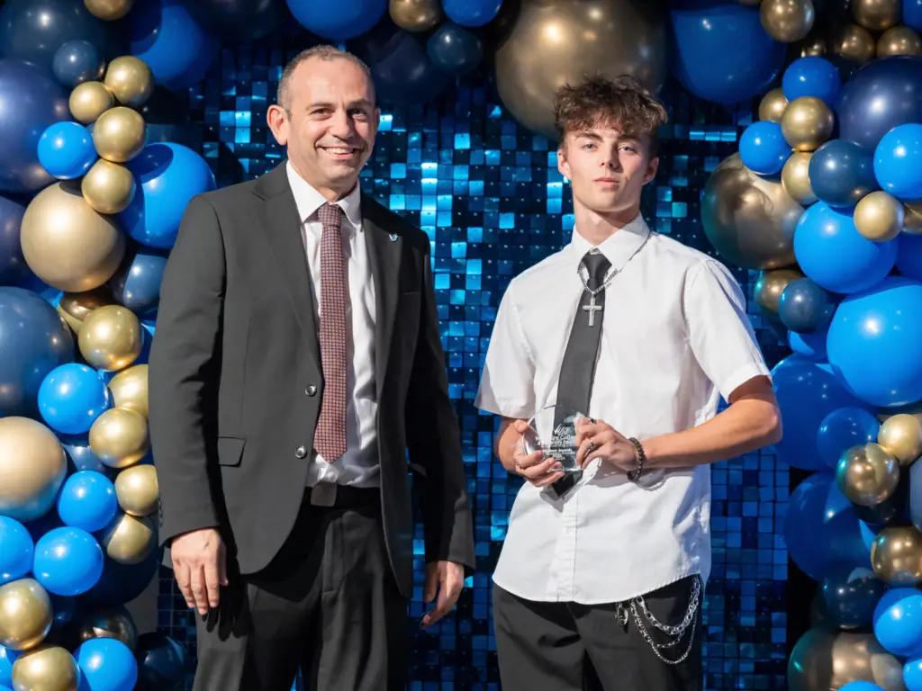 Student and principal