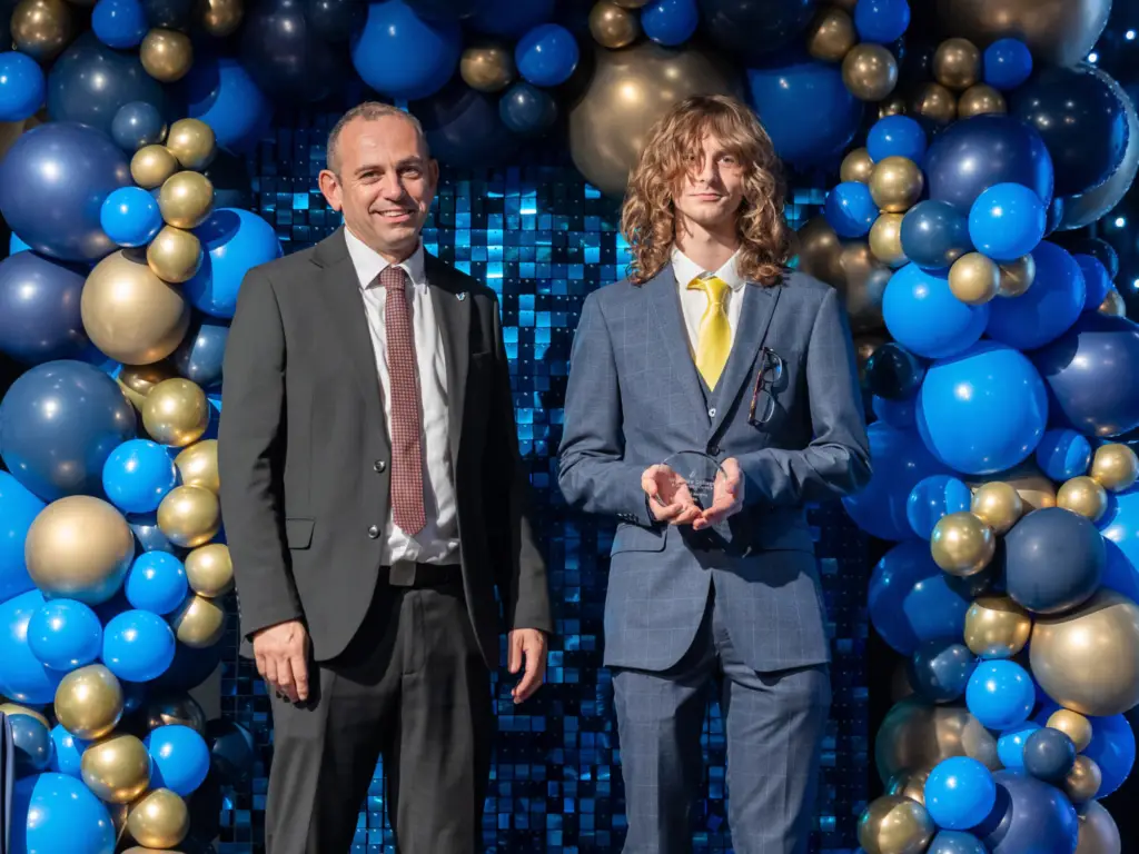 Student and principal