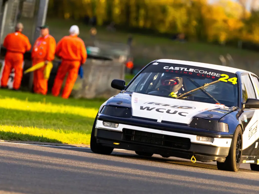 Cars on track