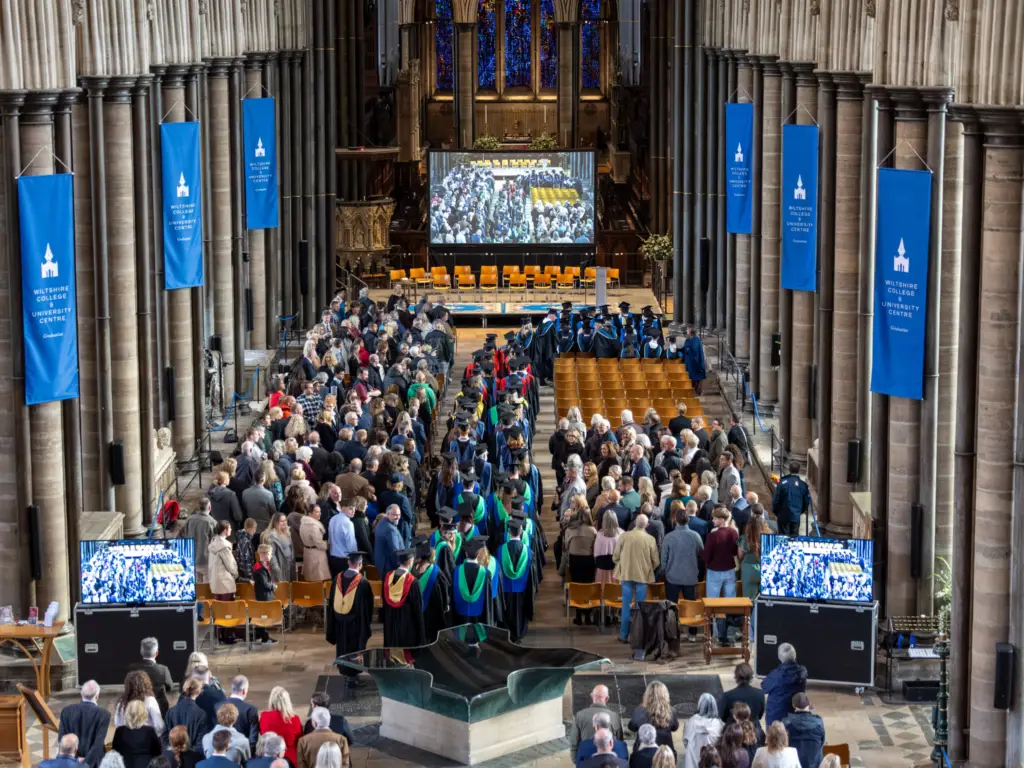 The graduation ceremony 