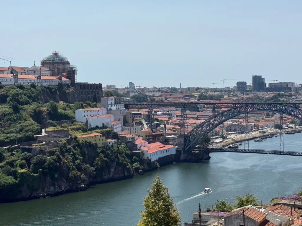 View of Porto, Portugal, during the students’ work experience trip.